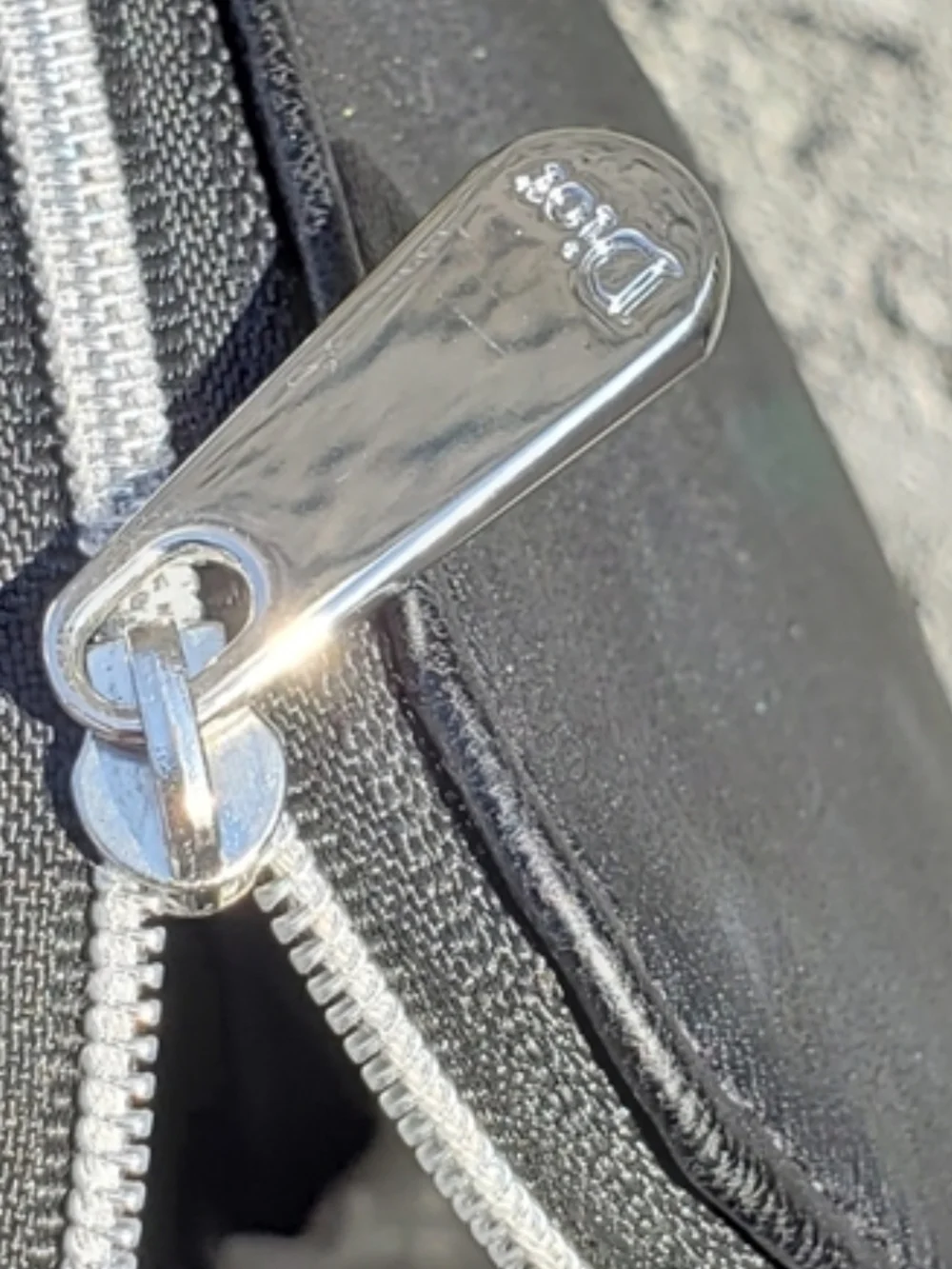 Dior Black Zip Travel Wallet